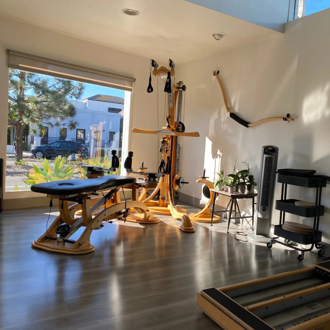 Birdrock Pilates studio gyrotonics equipment